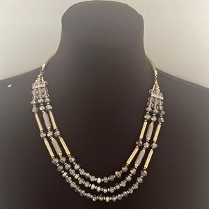 Gold and Silver Toned Necklace